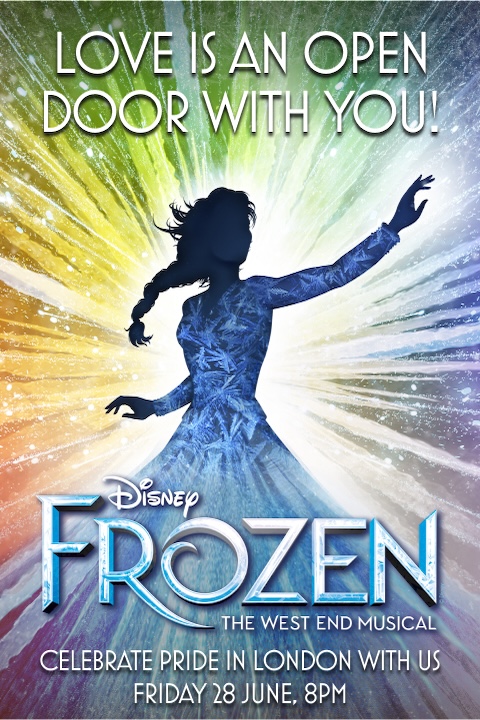 Frozen the Musical Celebrates Pride in London West End