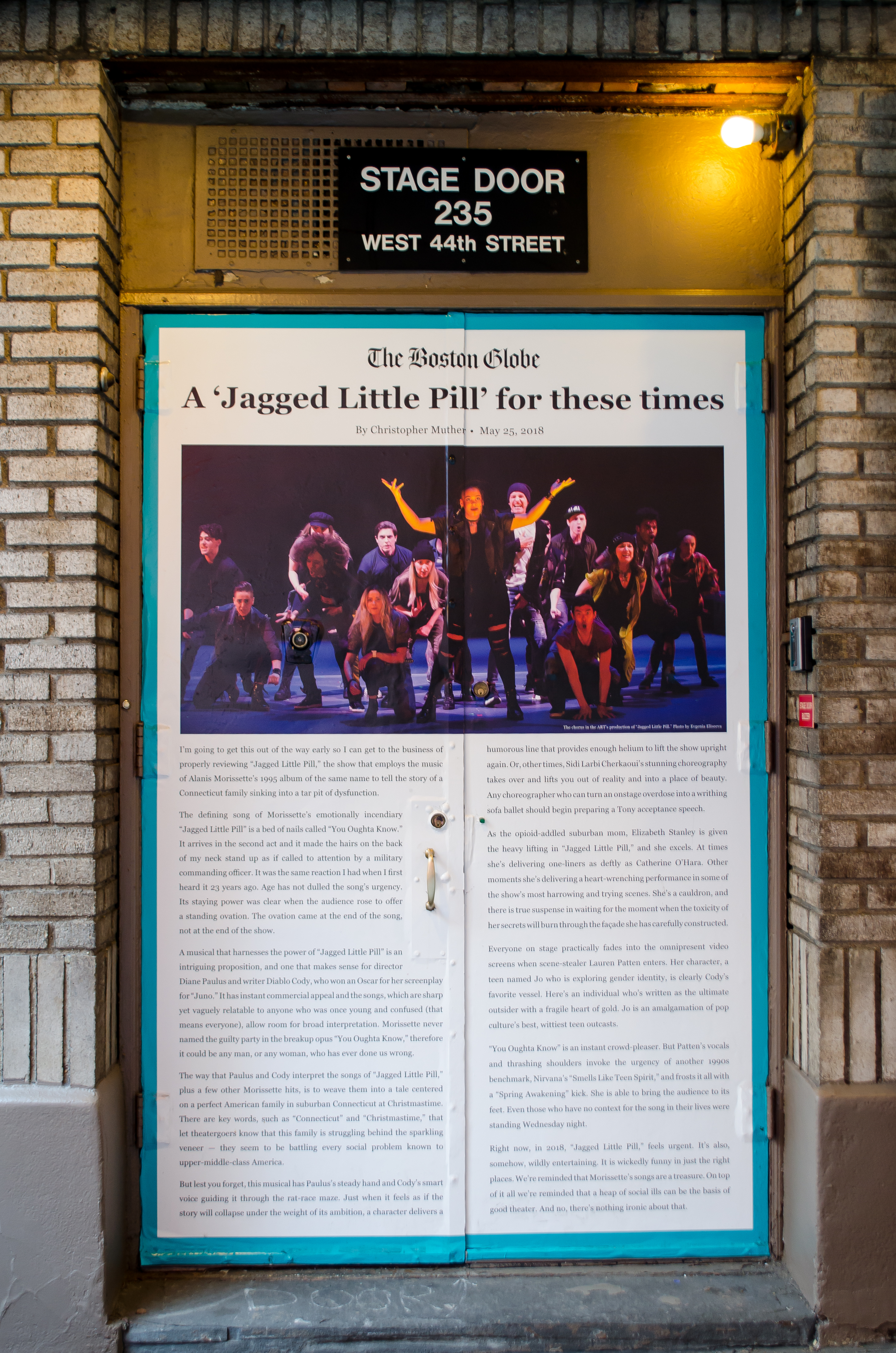 Broadhurst Theatre (Broadway) - Theater Information Stage Door