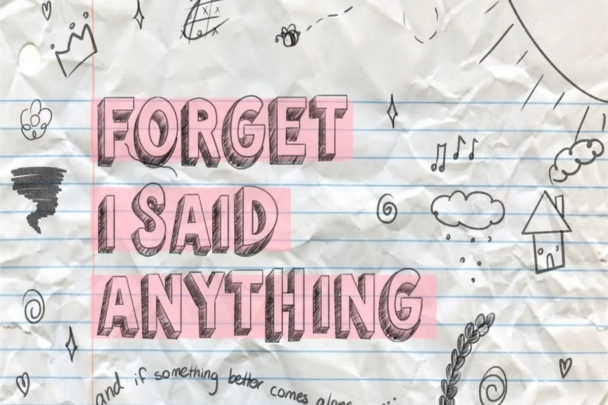 Forget I Said Anything Off-Broadway
