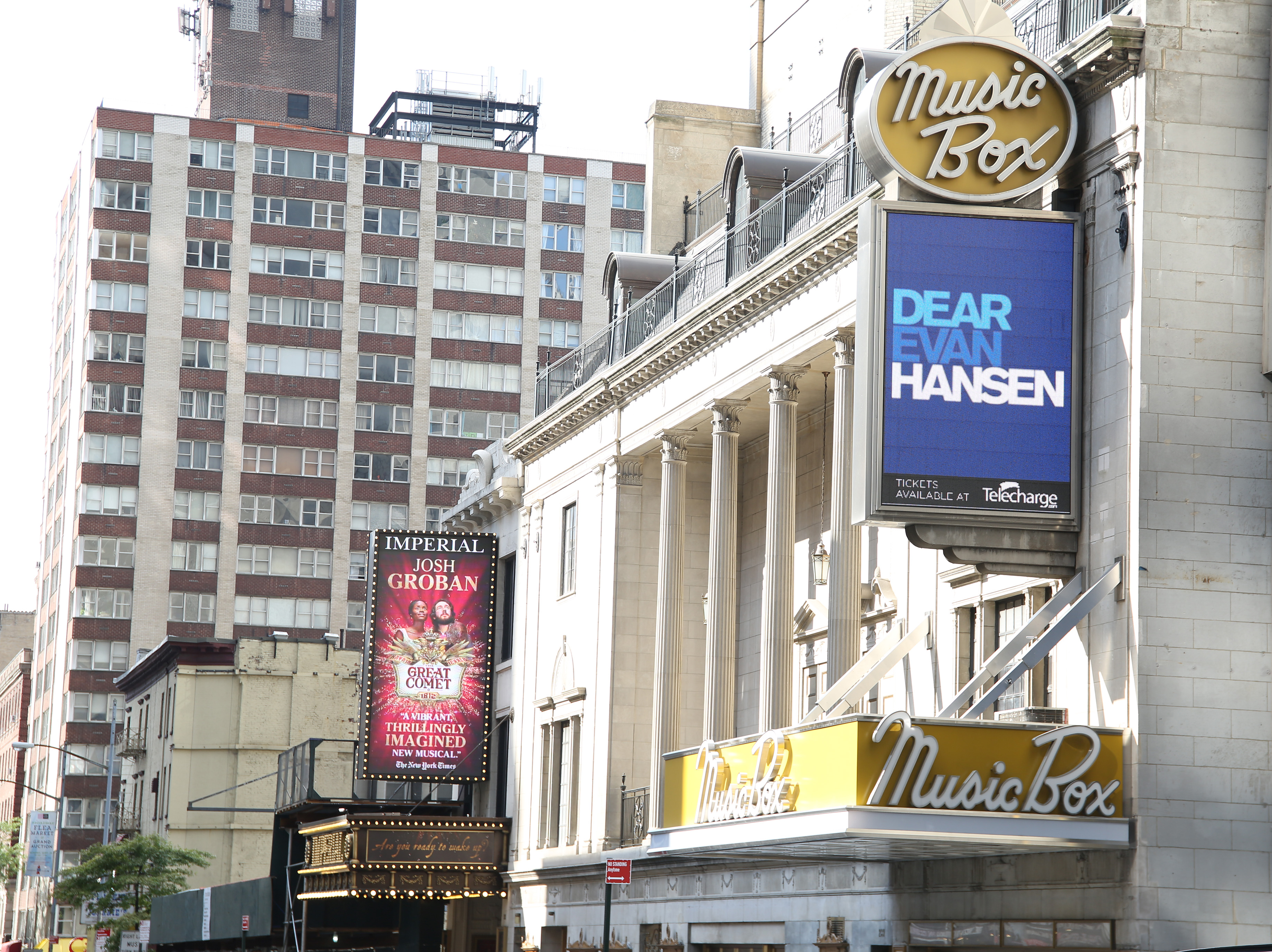 Music Box Theatre on Broadway Theater: Info & Seating Chart Marquee