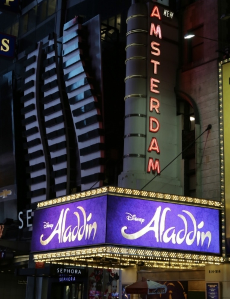 New Amsterdam Theatre on Broadway Theater: Info & Seating Chart Marquee