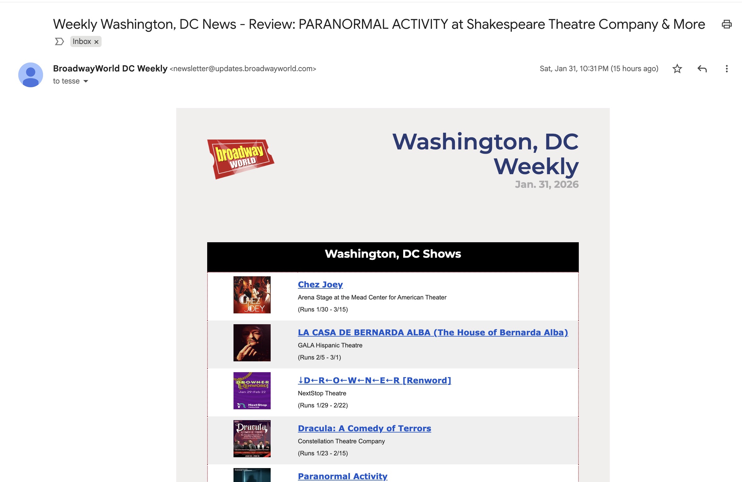 Regional Newsletters