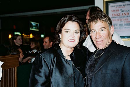 Rosie O'Donnell and Stephen Schwartz at 