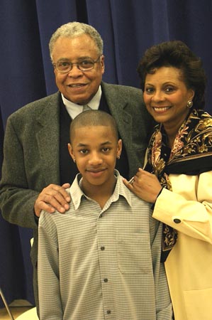 James Earl Jones, Alexander Mitchell, and Leslie Uggams at 