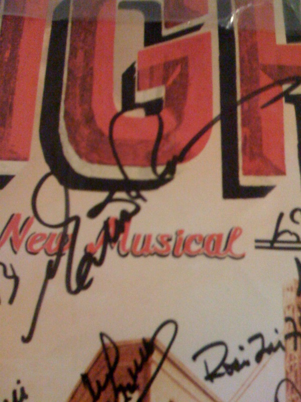 IN THE HEIGHTS - who signed my window card?