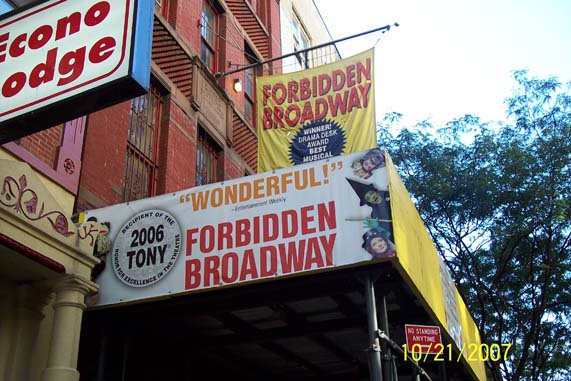 Jaystarr's 10/10 Report on Forbidden Broadway : Rude Awakening