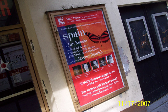 Jaystarr's 10/10 Report on SPAIN (with stage door pics)