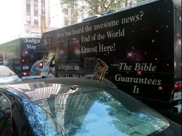 Save the date: world to end 5/21/11