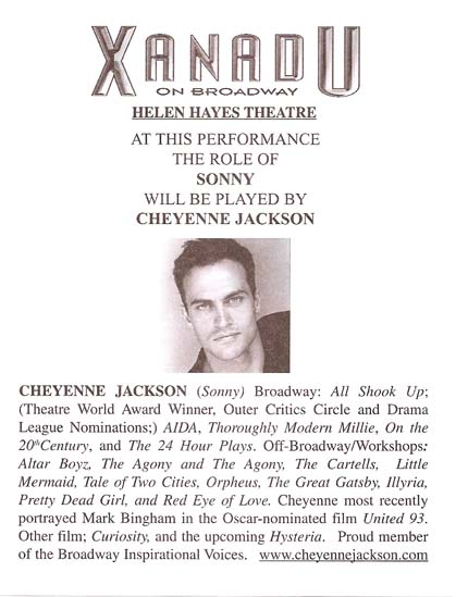 re: The Official 'fANADUs ' love thread to Xanadu the musical on Broadway !