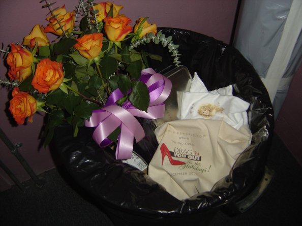 re: Giving flowers at the curtain call?