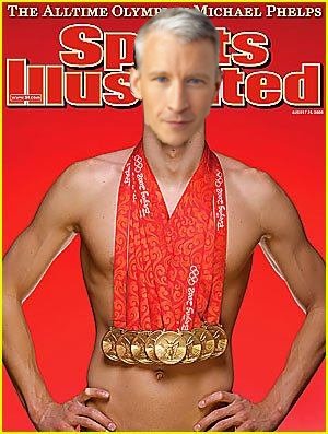 re: Anderson Cooper in a Bathing Suit Racing with Michael Phelps