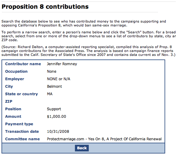 re: Prop8 Boycott List
