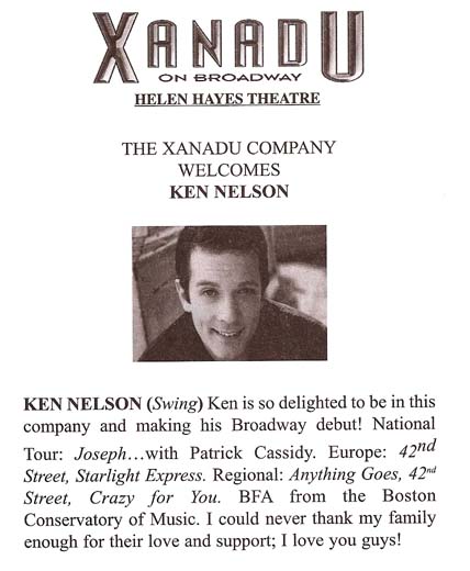 re: The Official 'fANADUs ' love thread to Xanadu the musical on Broadway !