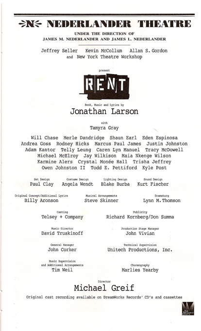 Jaystarr's 10/10 Report on ReNT (with theater and stage door photos)