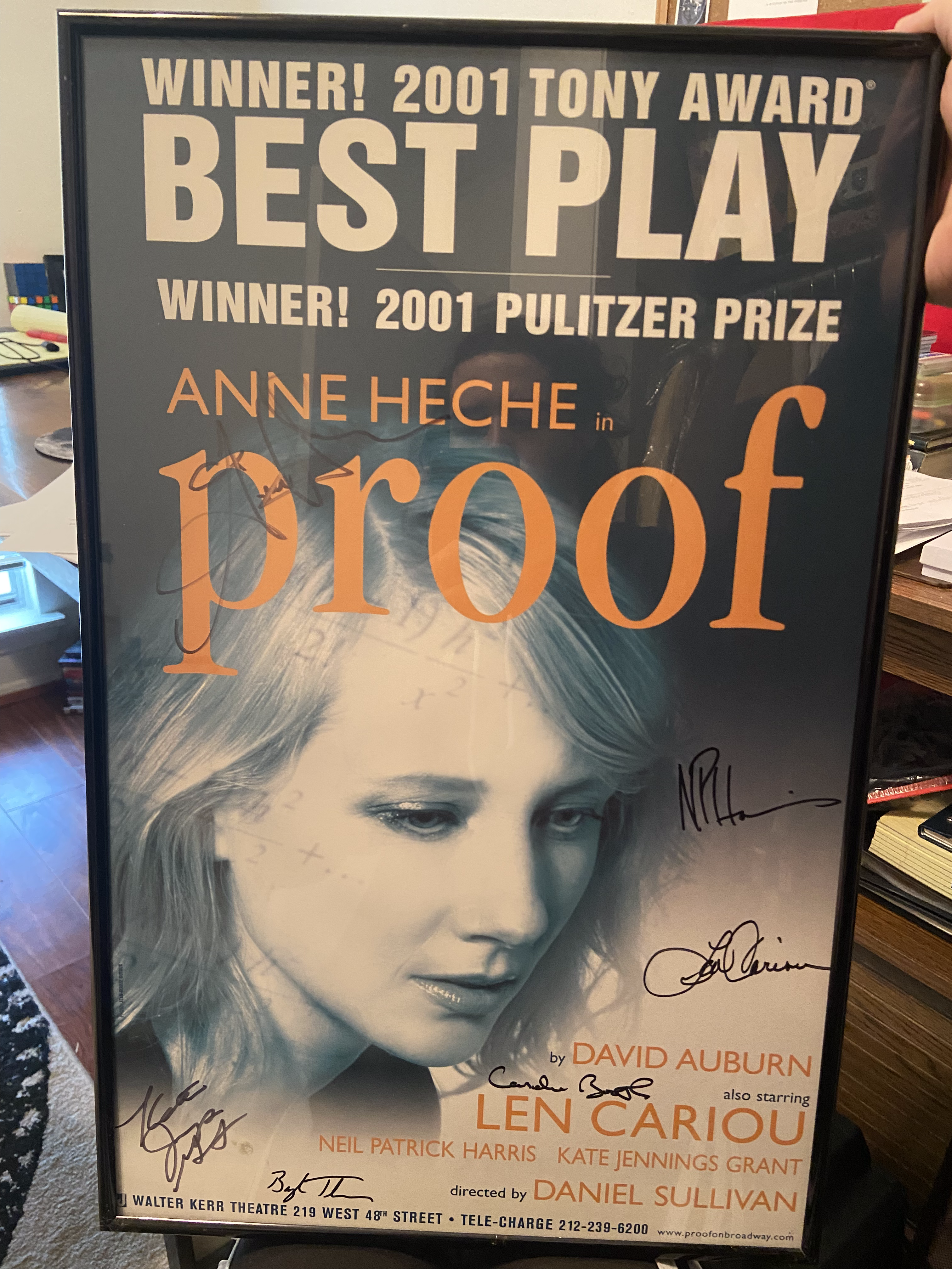 Signed Proof Poster - Walter Kerr Theatre, NYC 2002 - $300 OBO