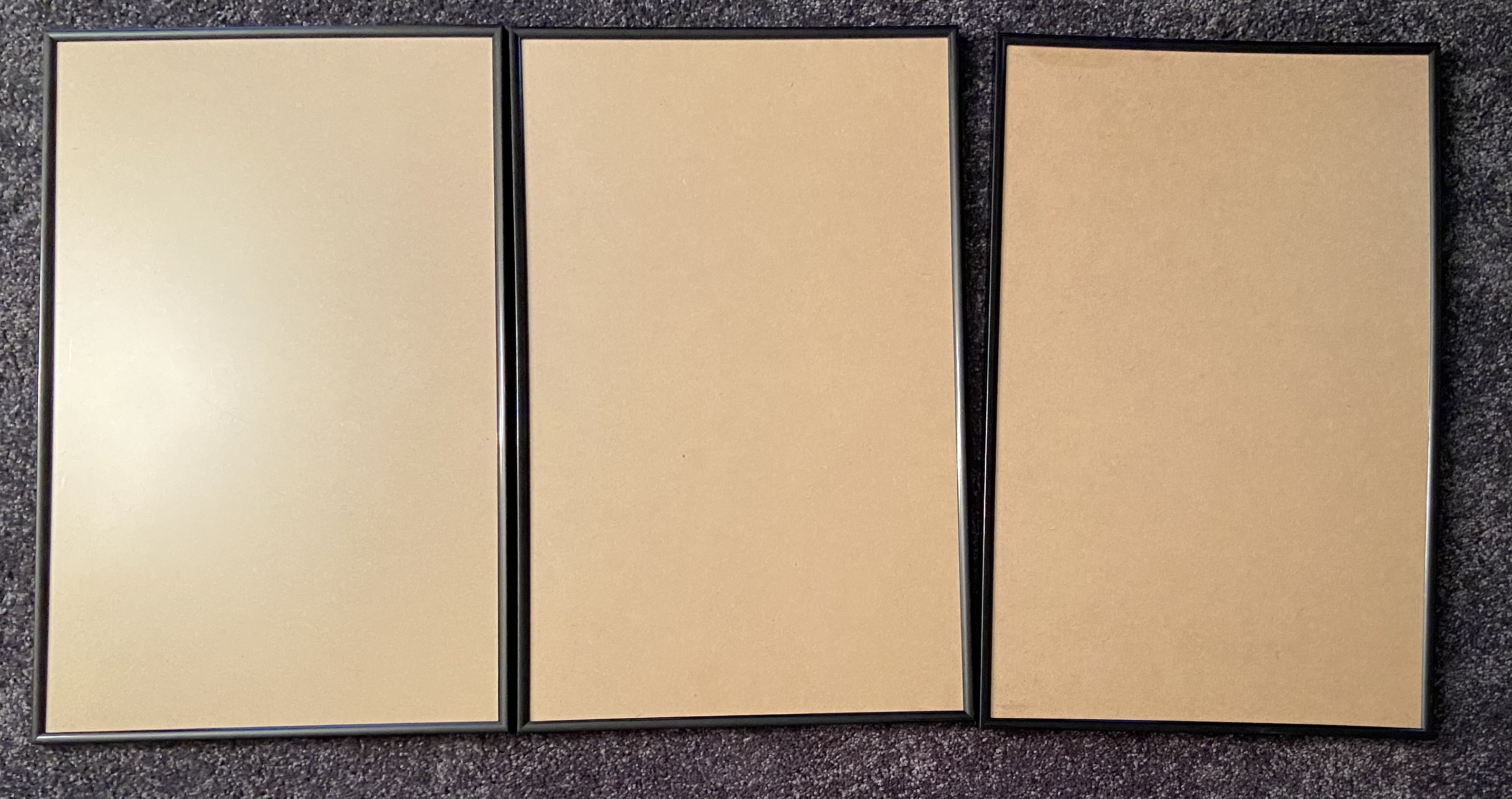 3 Broadway Window Card Frames for Sale
