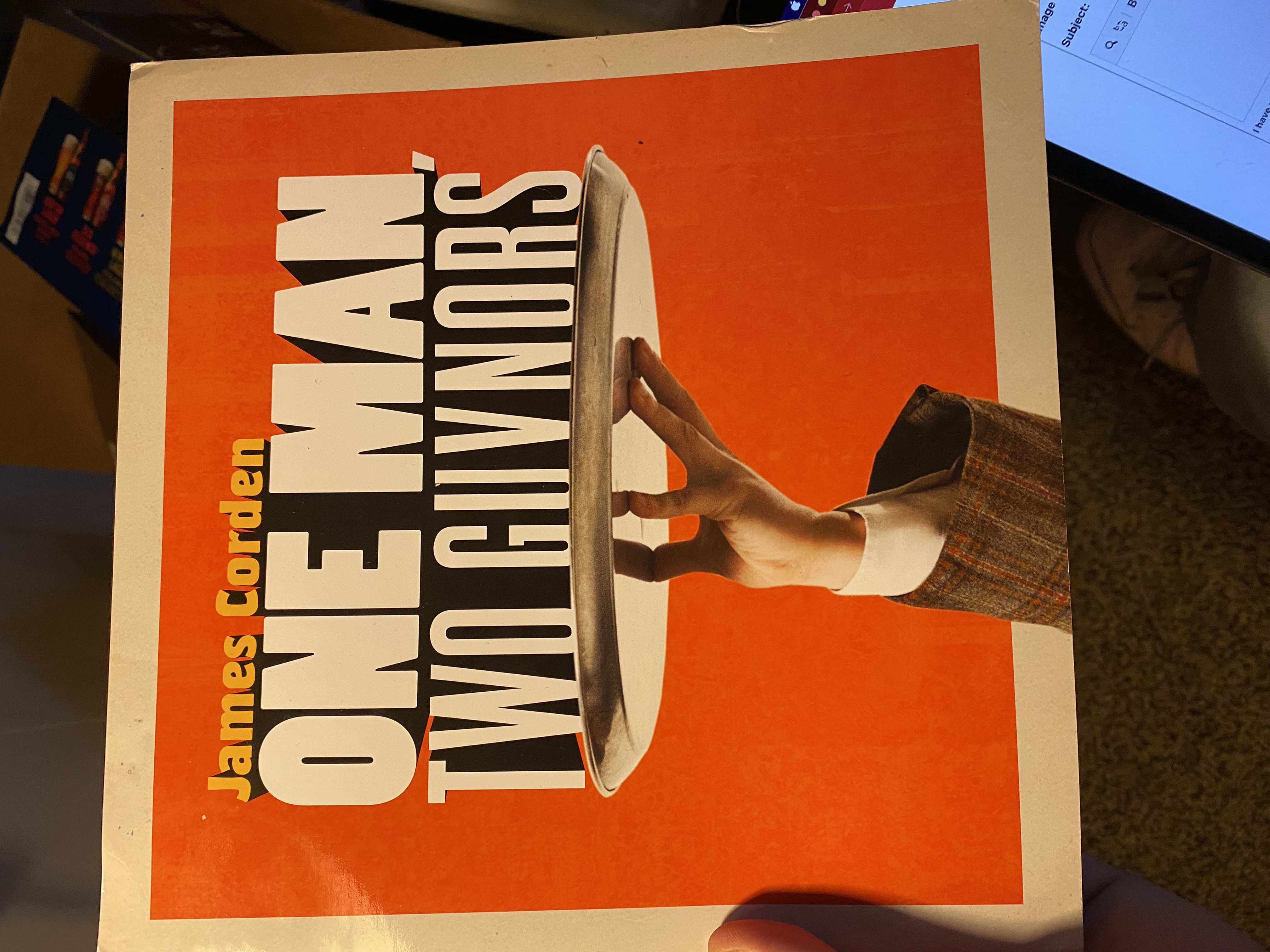 One Man, Two Guvnors 2012 OBC Program