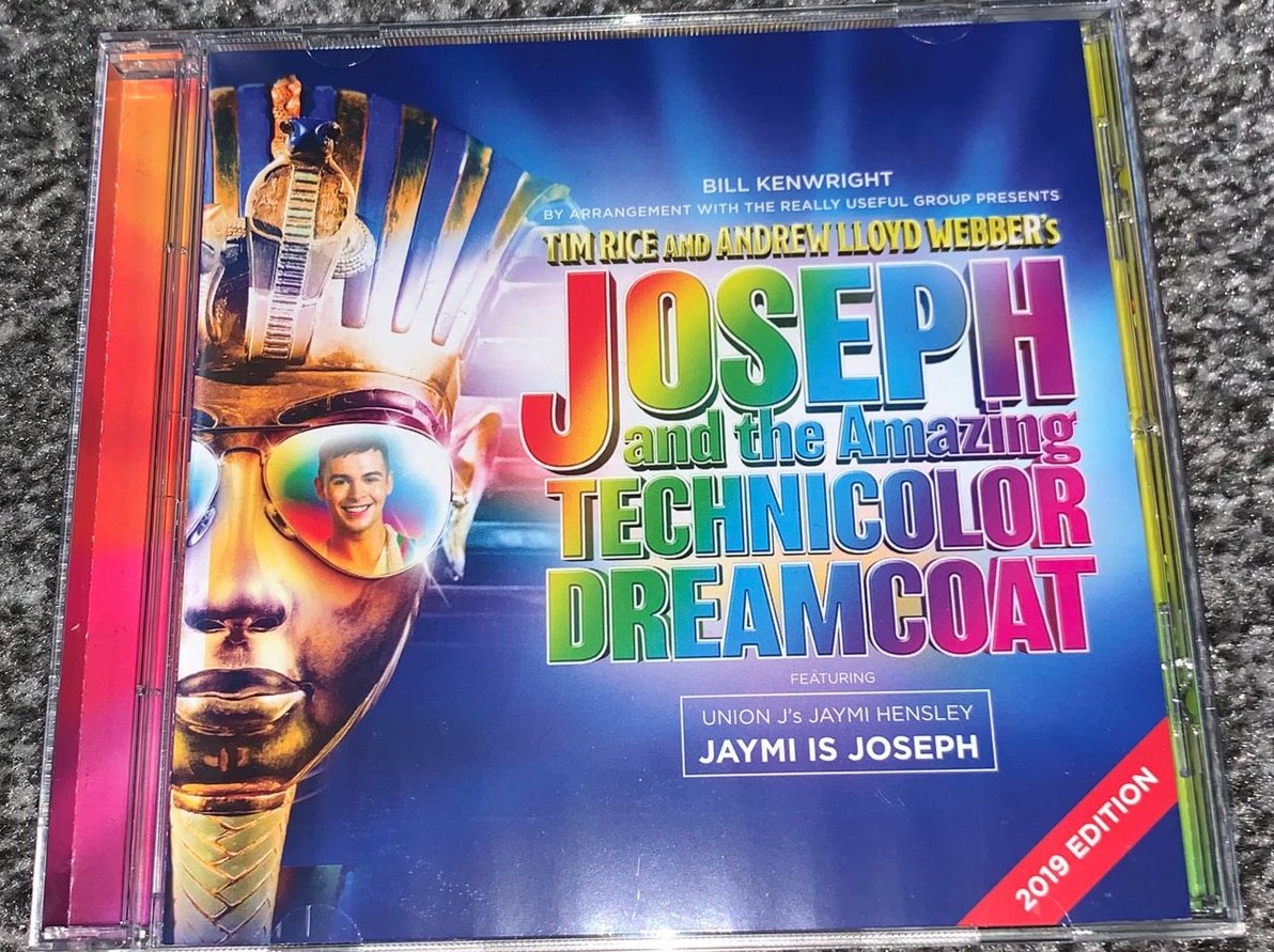 Joseph... Dreamcoat 2019 CD with Jaymi Hensley.