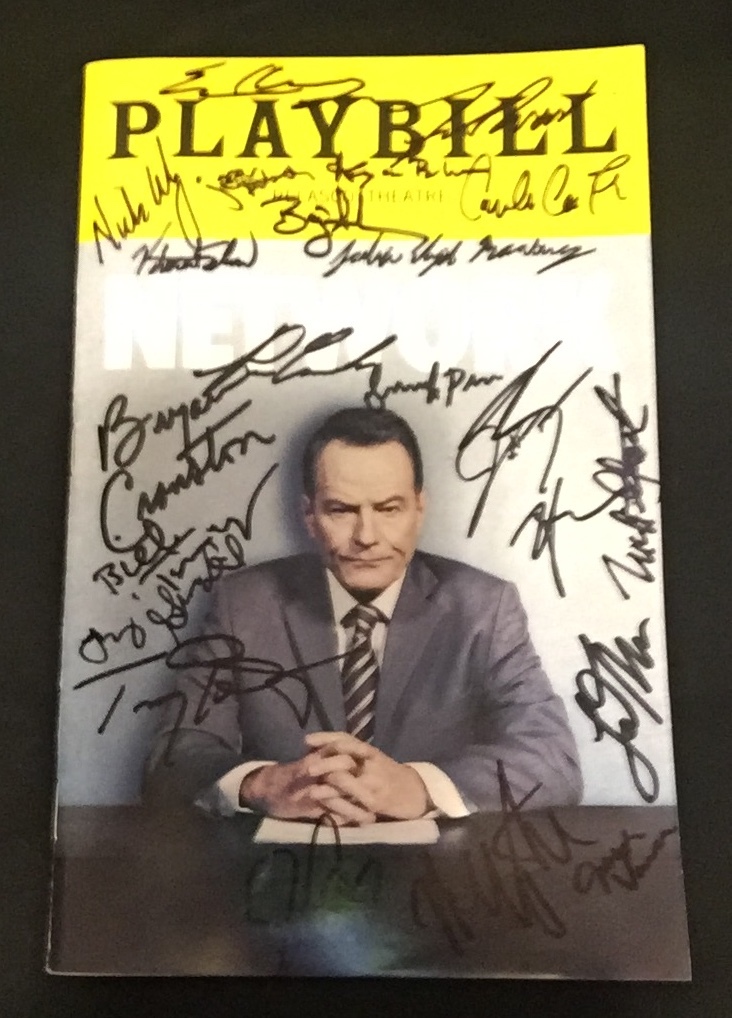 Signed Network Playbill