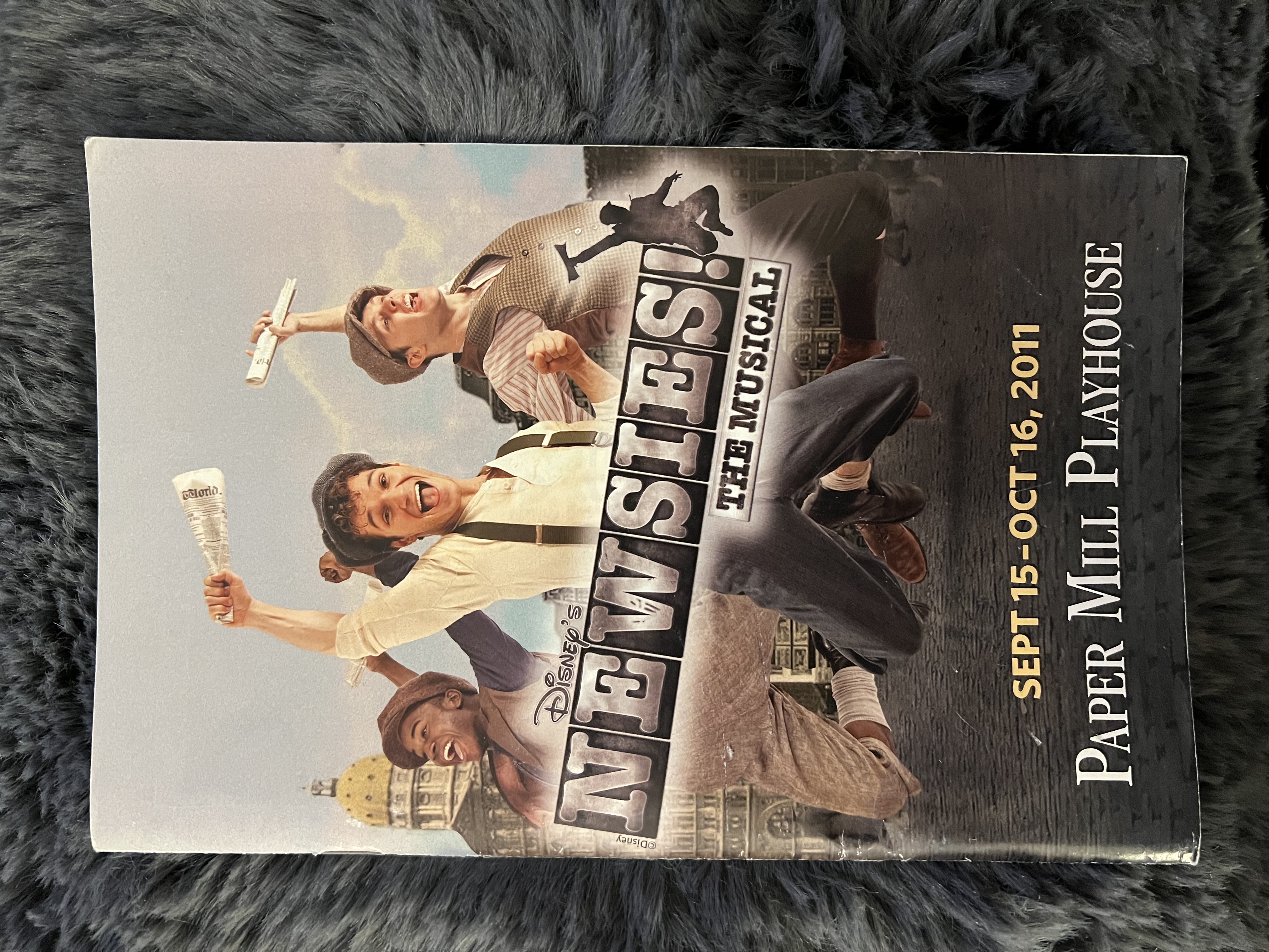 NEWSIES Papermill Playhouse Playbill