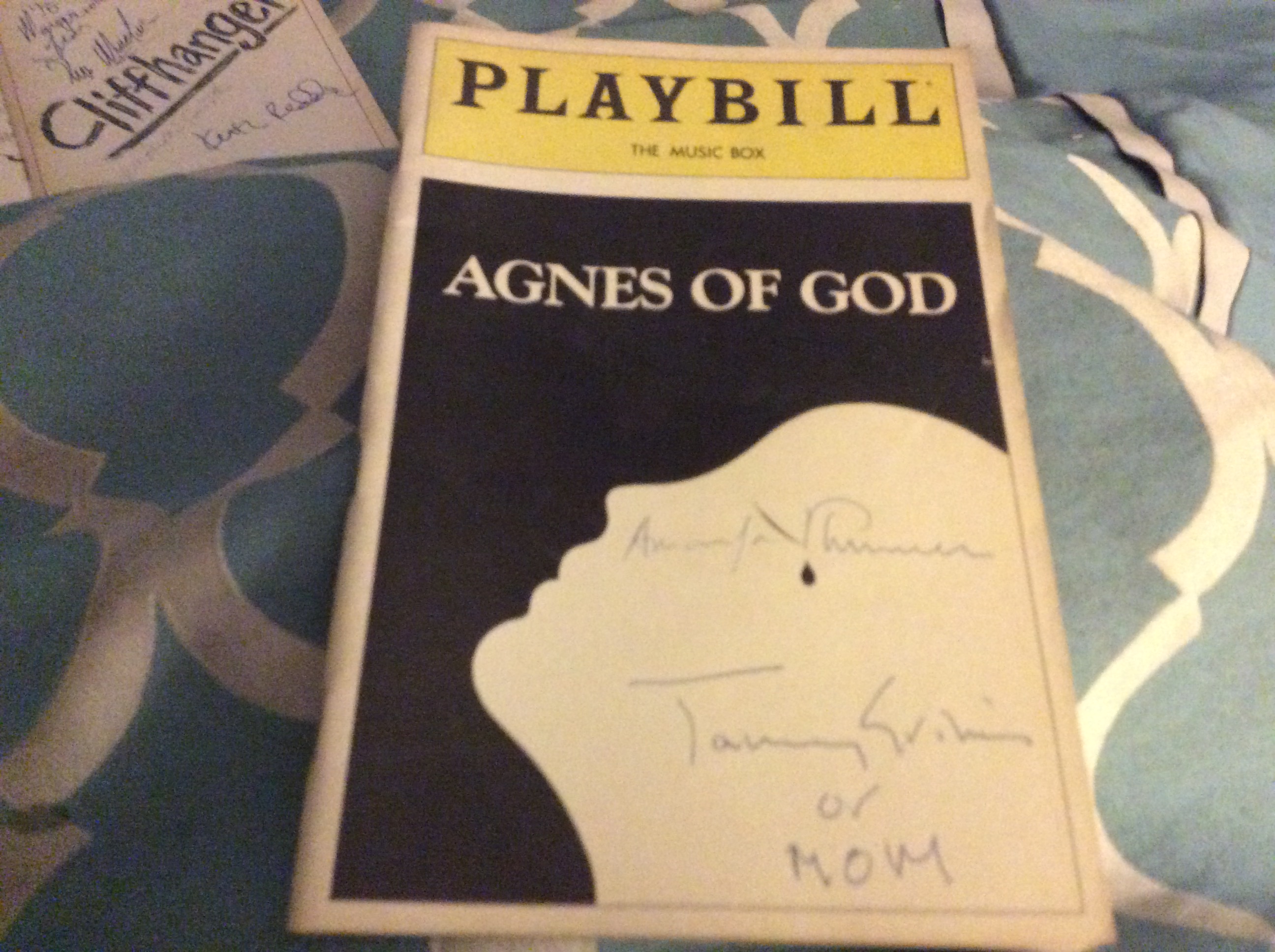 Agnes of God signed Playbill