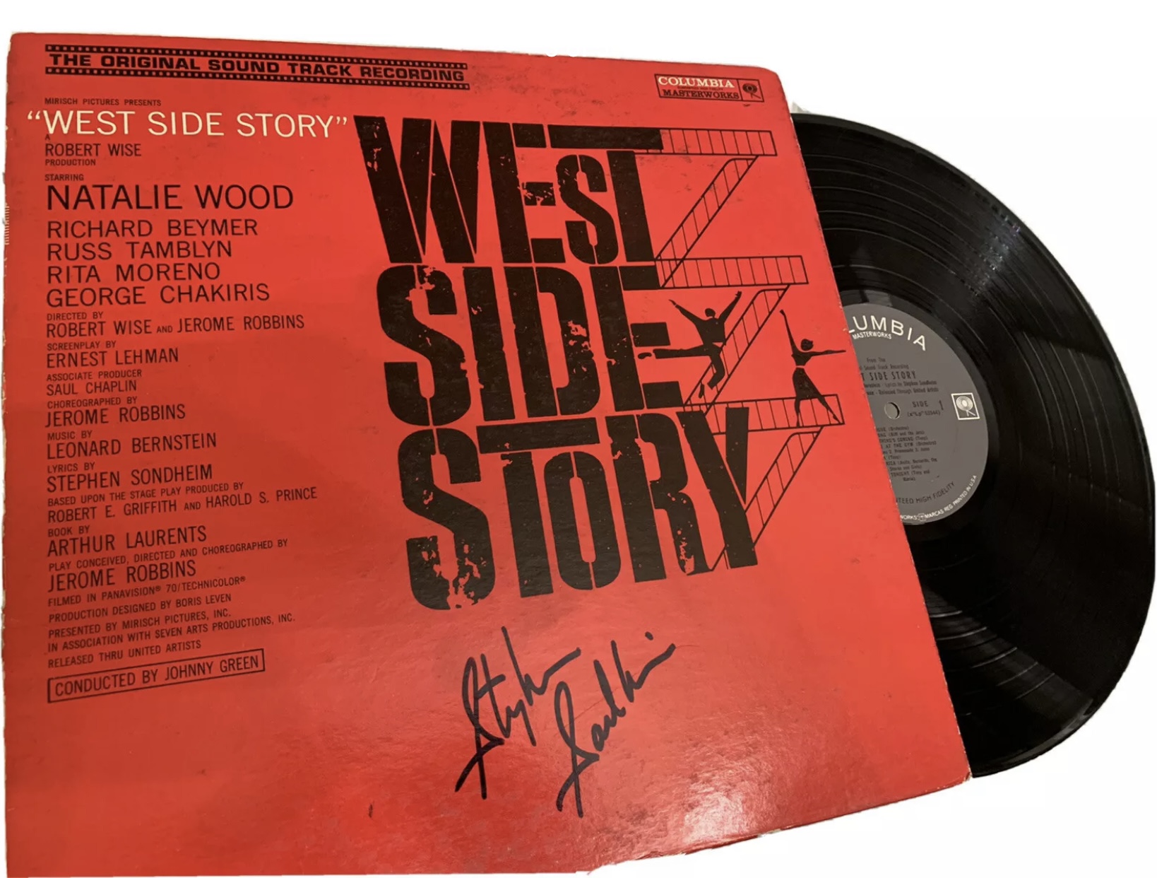 Stephen Sondheim Signed West Side Story Vinyl! (Message Board)