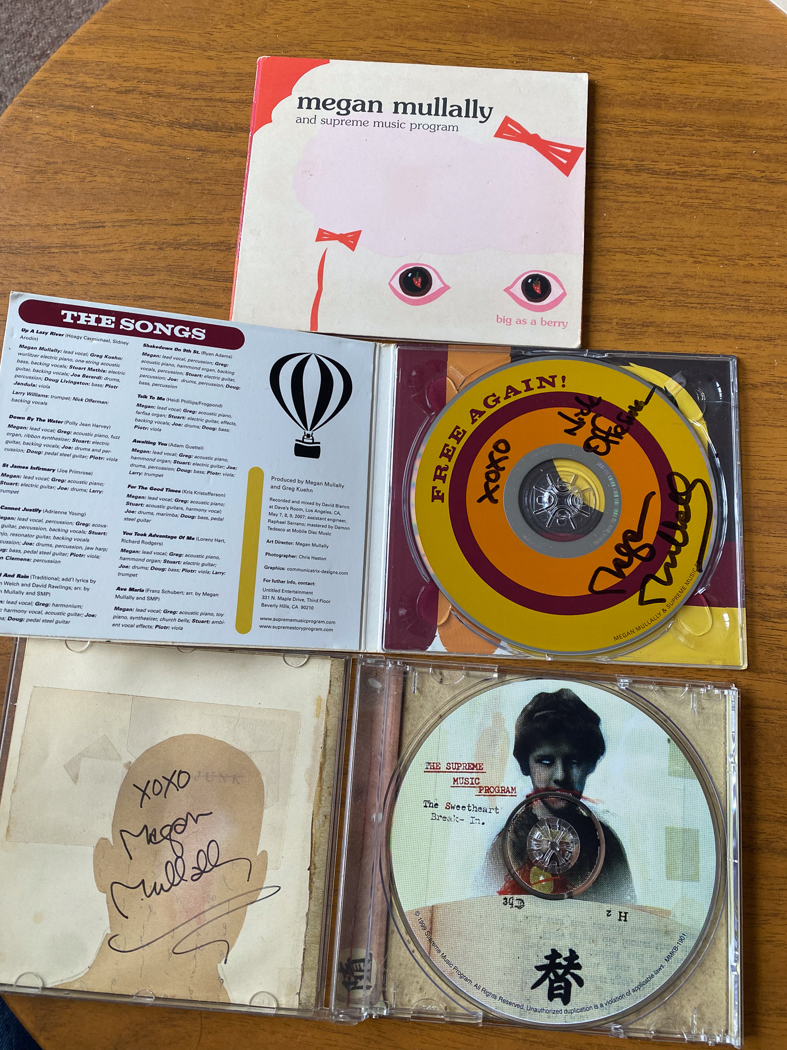 Megan Mullally CD Collection (including signed The Sweetheart Break-In)
