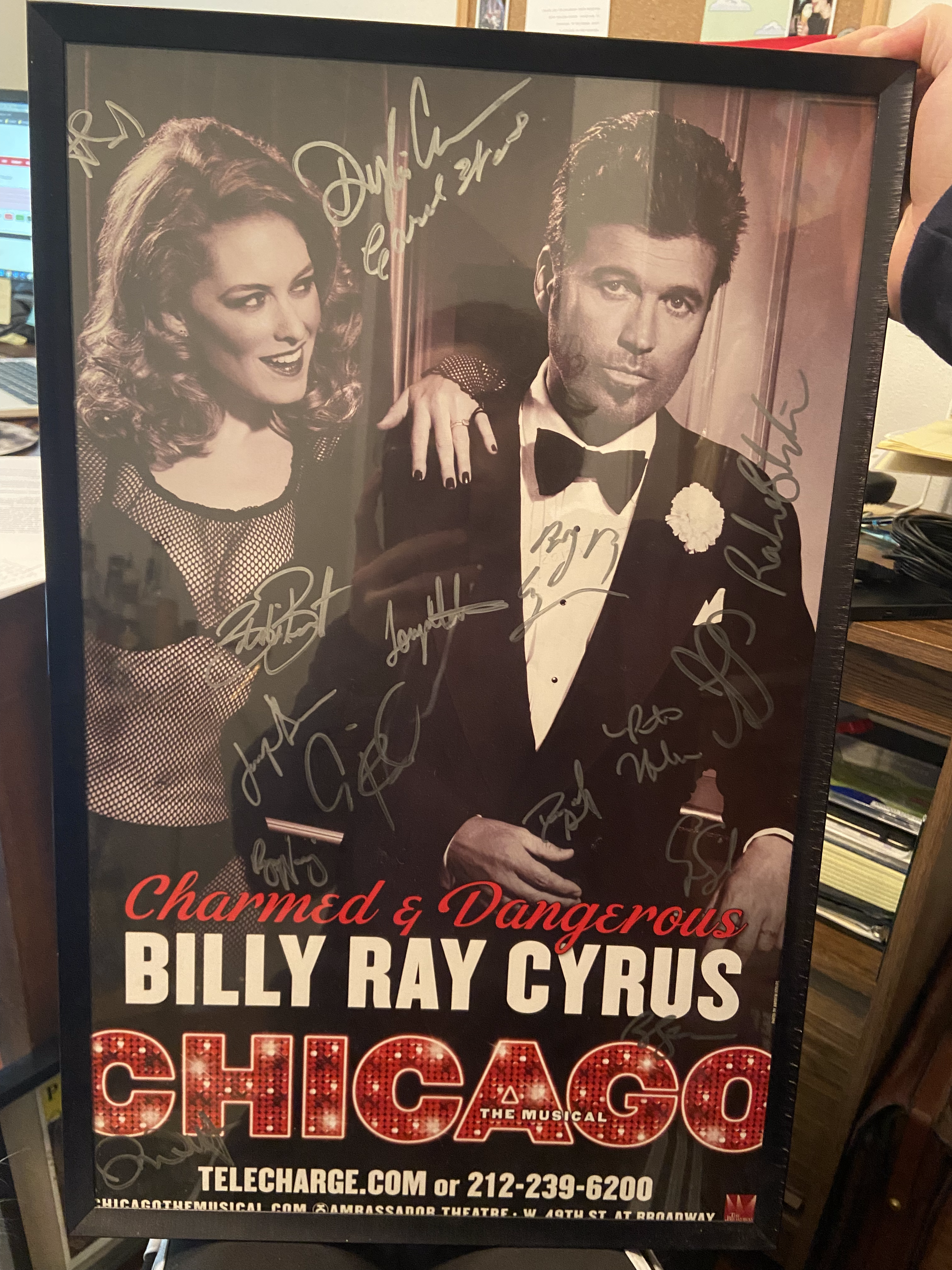 Signed Chicago Poster - Ambassador Theatre, NYC 2012 - $150 OBO