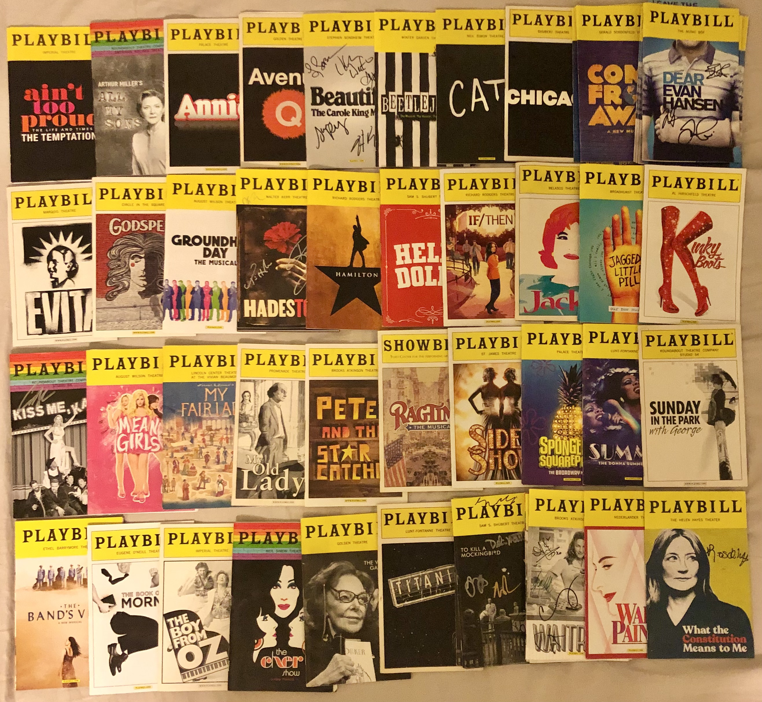 Selling Bulk Playbill Lot