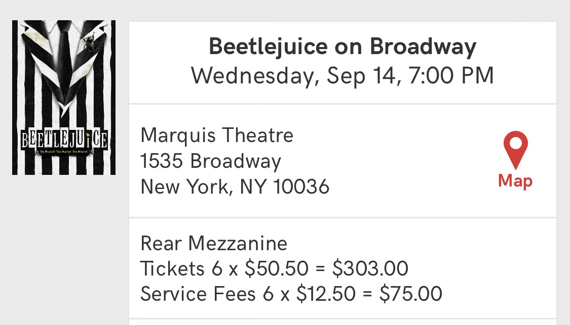 6 tickets to 