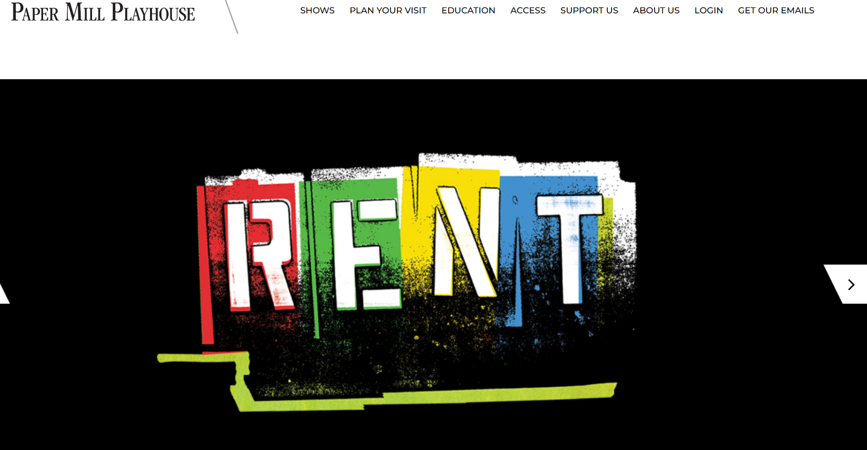 RENT at Paper Mill Playhouse - June 7th @ 7:30pm
