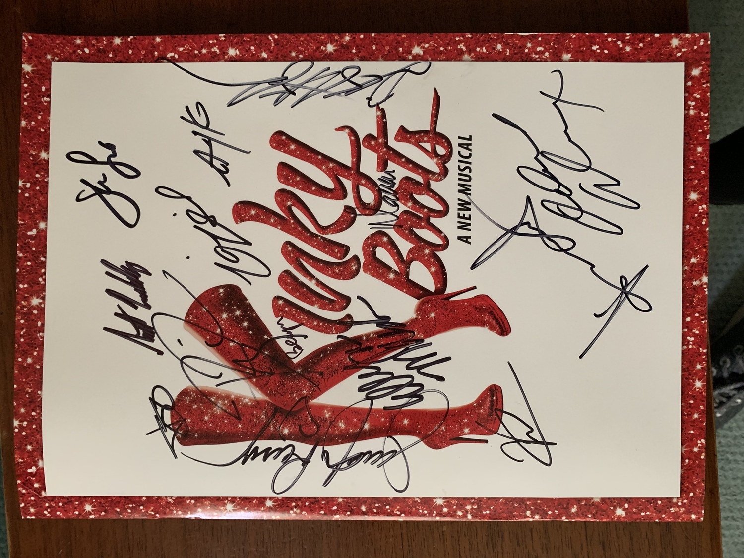 Kinky Boots OBC signed souvenir program