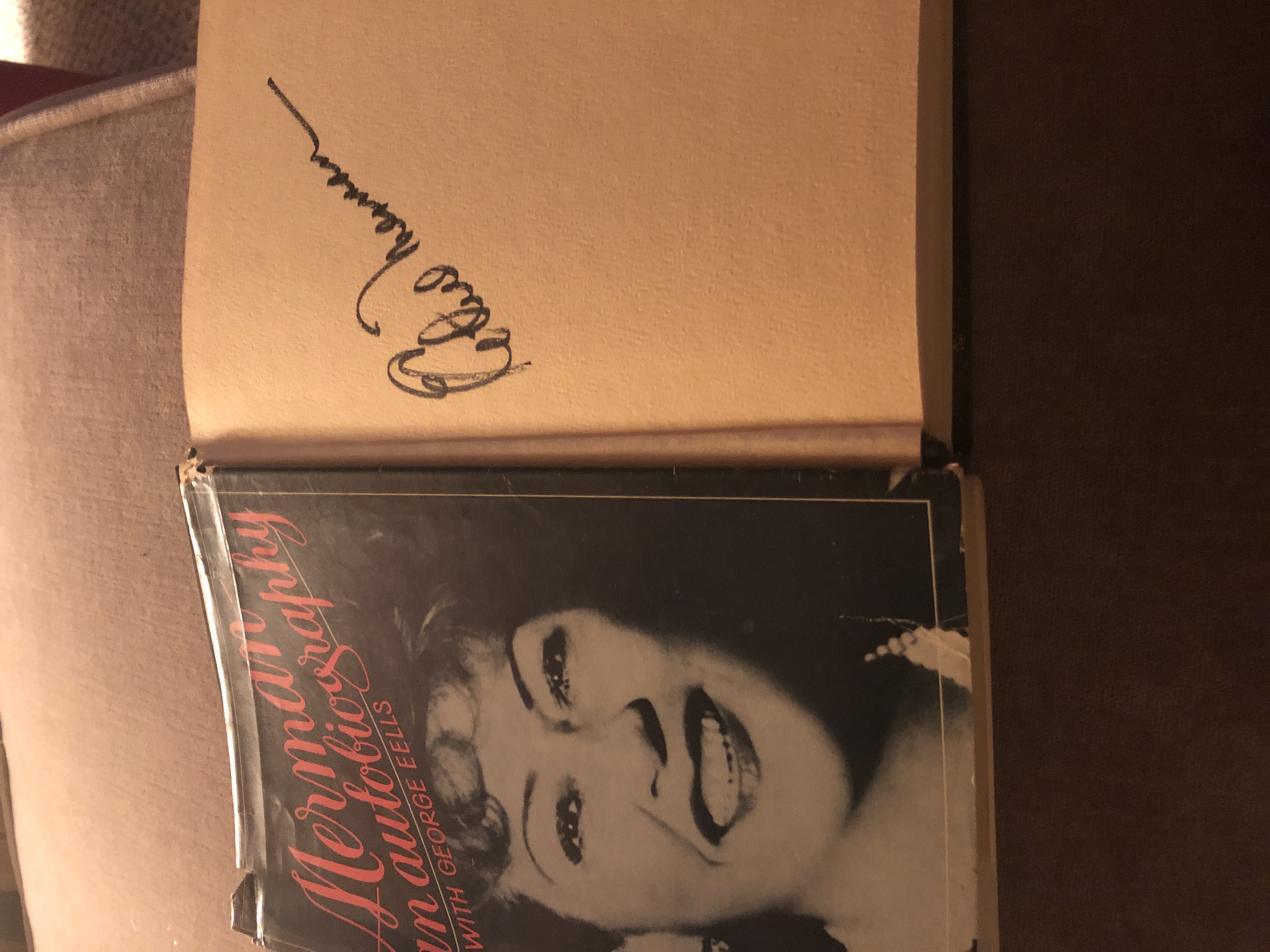 Ethel Merman Signed Autobiography