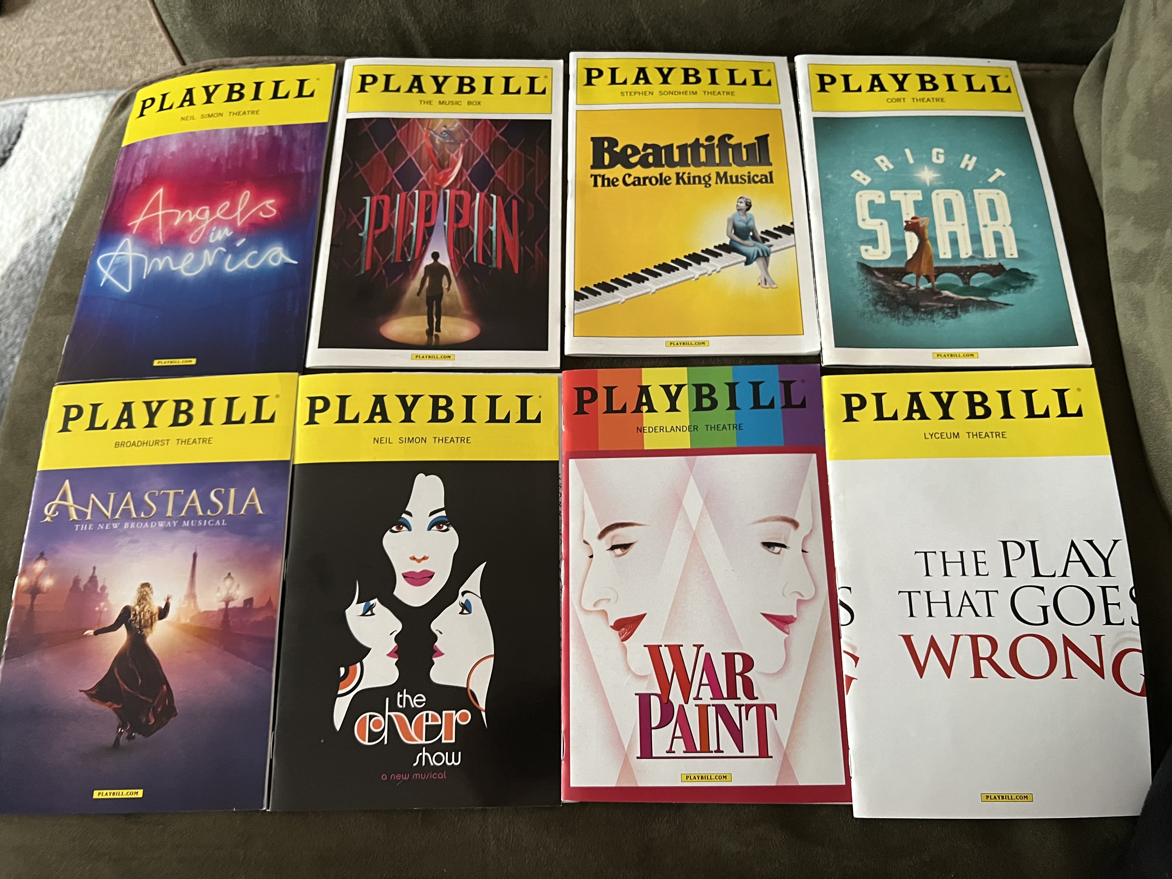 Another New Lot of Playbills for Sale