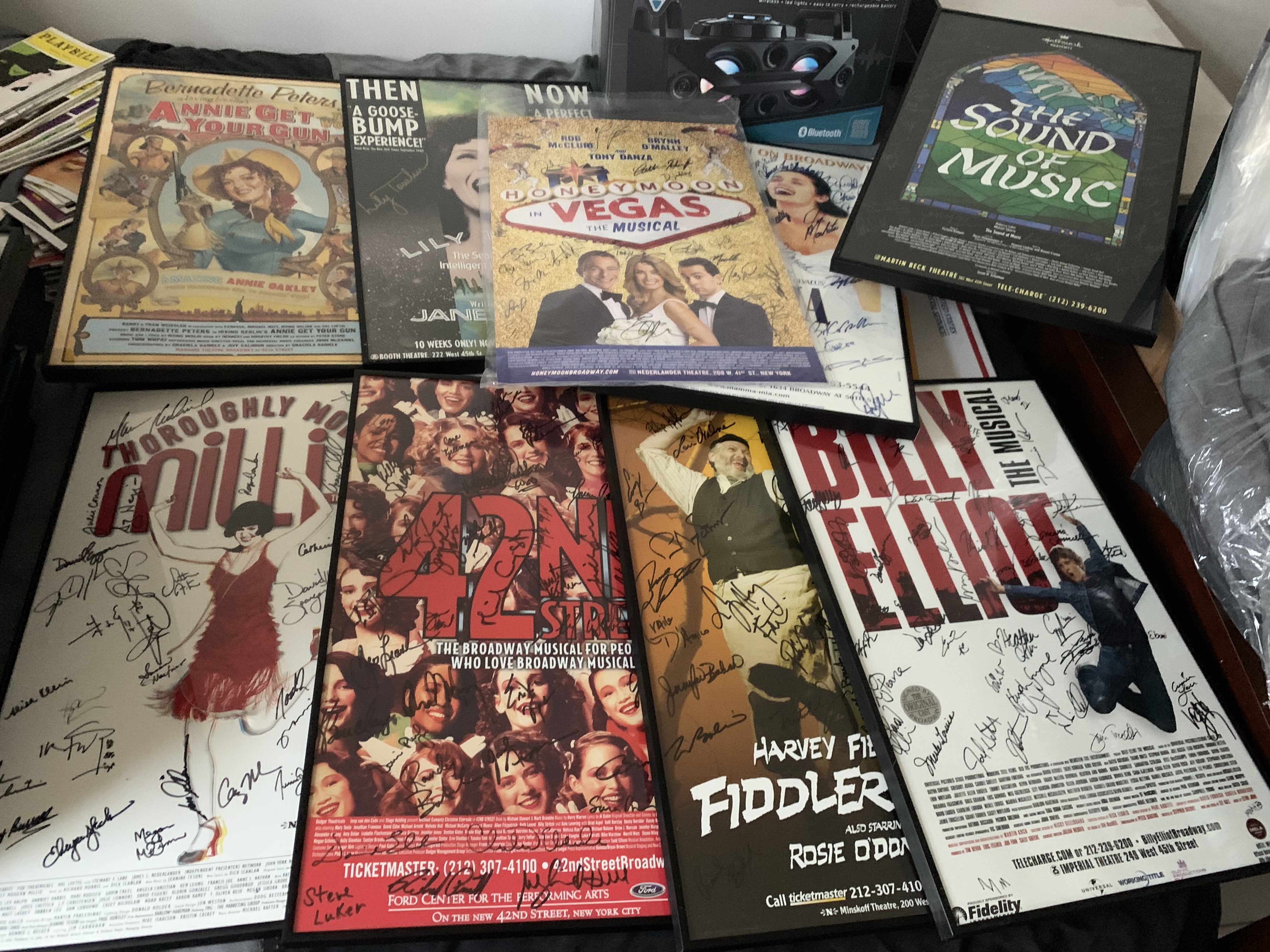 Multiple Cast Signed Window Cards