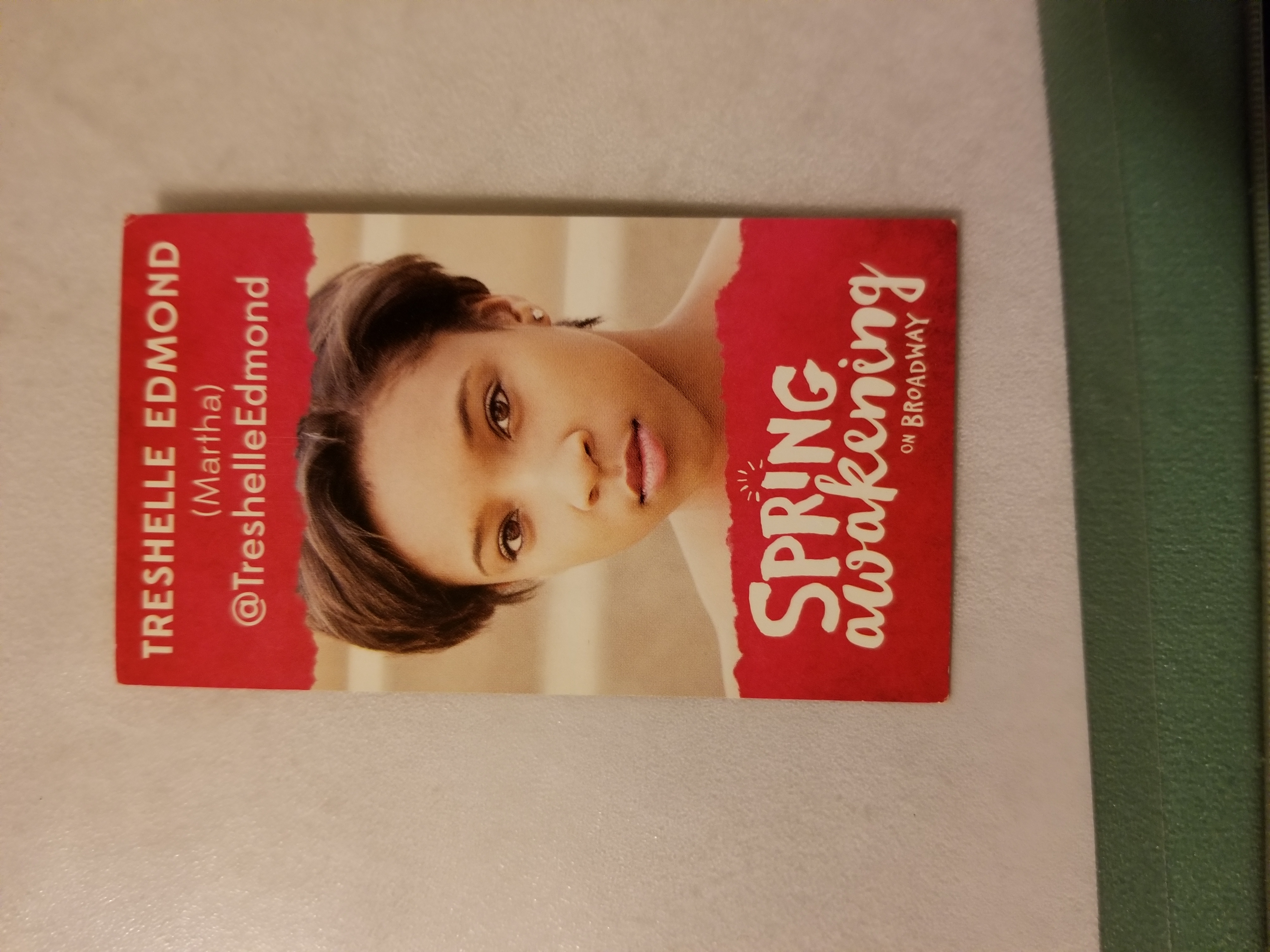 Seeking Deaf West Spring Awakening Trading cards