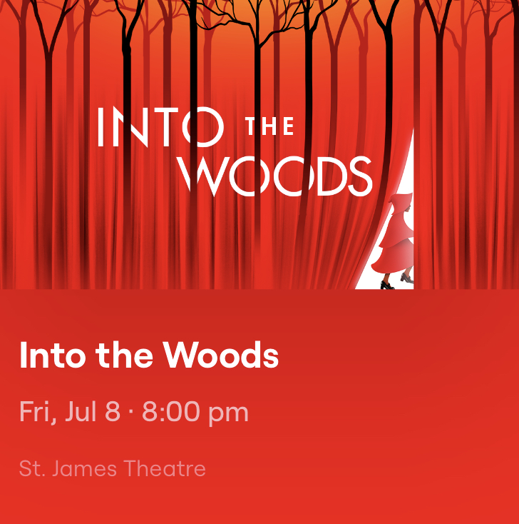 Into the Woods Friday 7/8