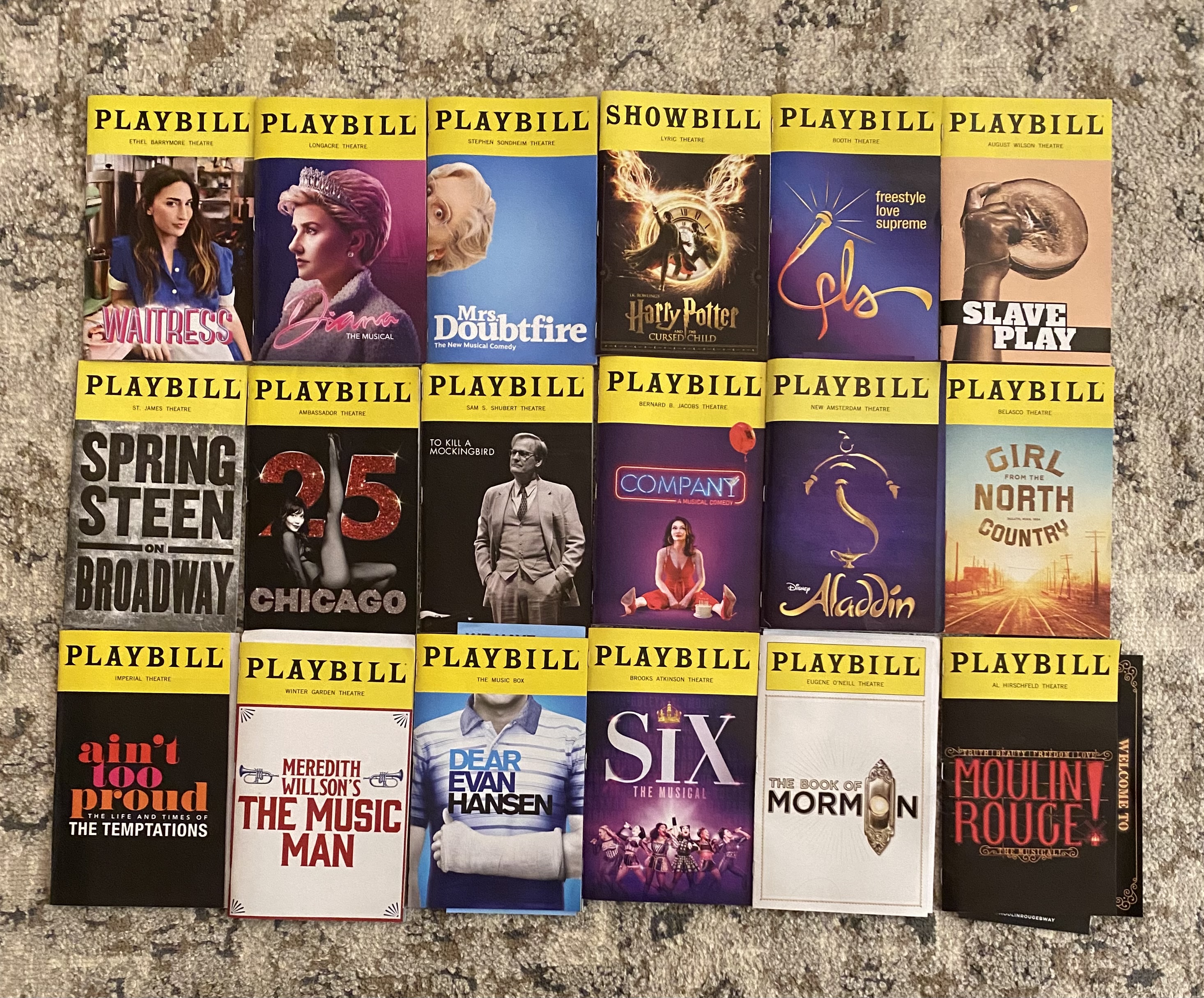 Playbills for Sale