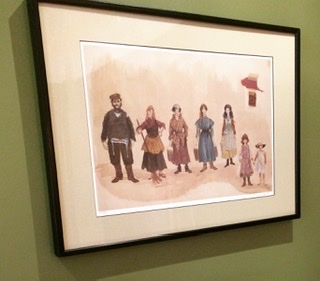 Fiddler on the Roof framed/signed artwork