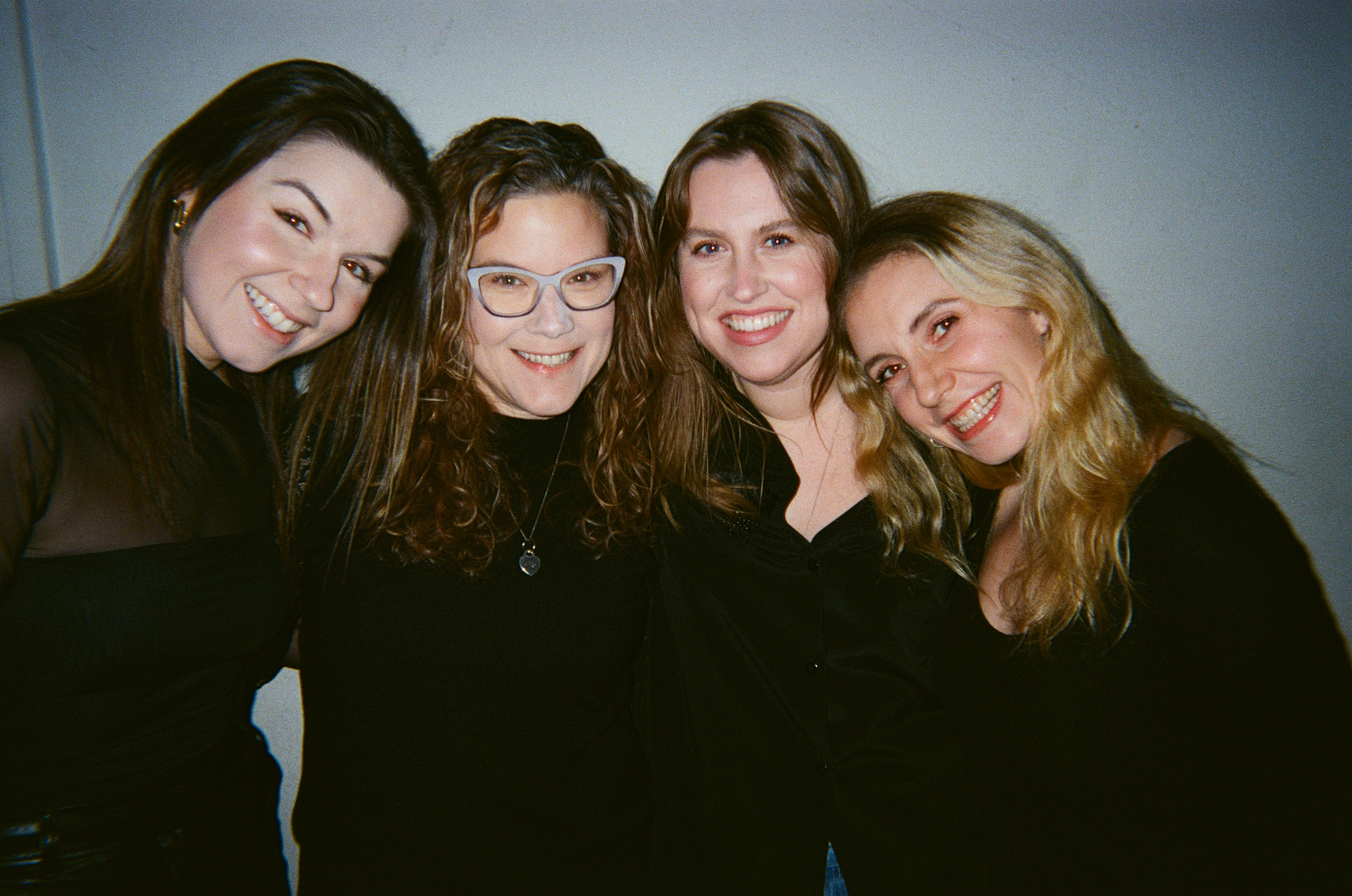 The HCVP Creative Team. From left: Meg Sutton, Choreographer; Michele Jacot, Music Director; Andra Downey, Stage Manager; and Krista Mihevc, Director.