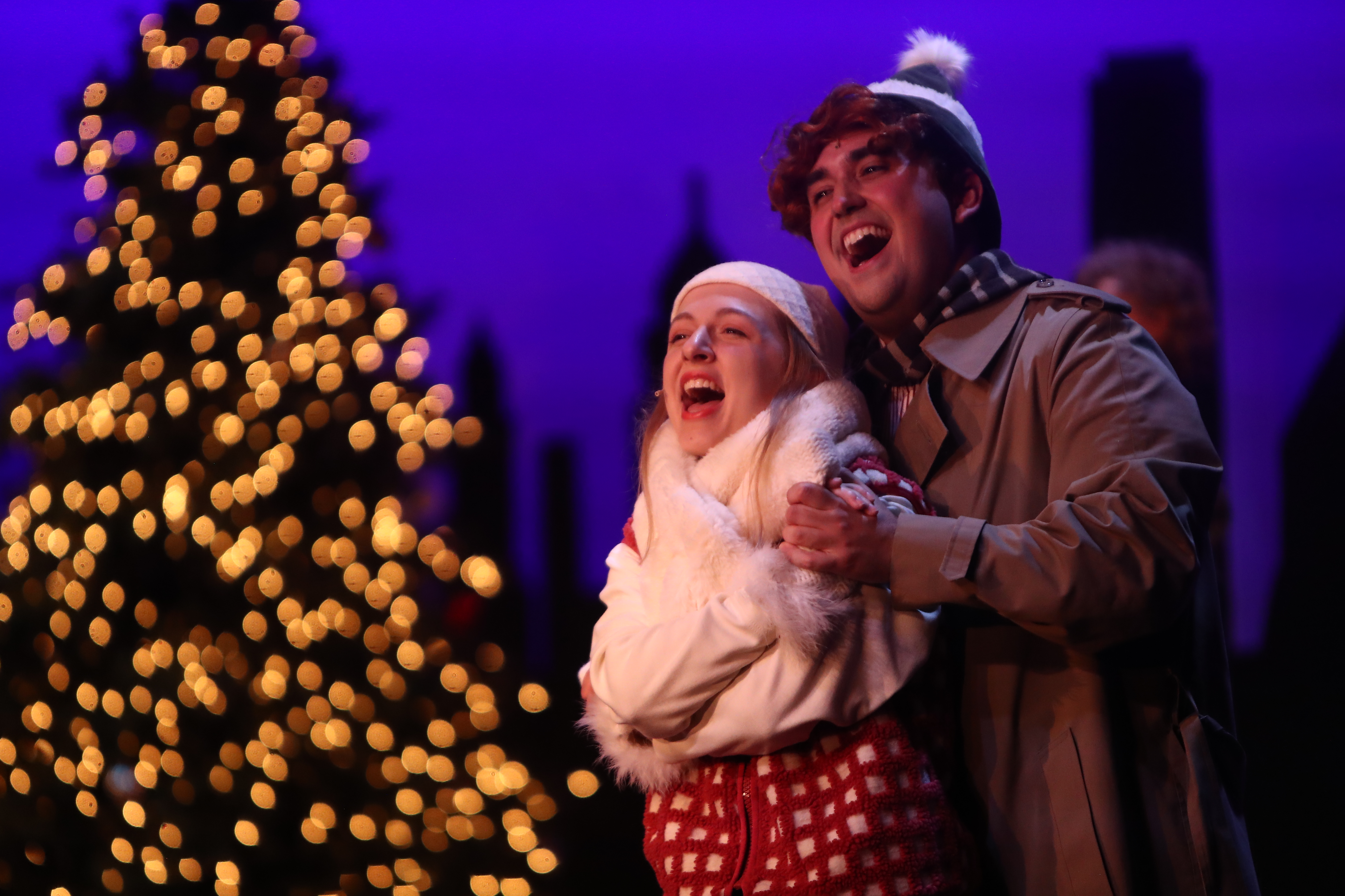 A Christmas Song - Abby Naden as Jovie and Jesse Thielsen as Buddy the Elf; photo by Sarah Caputi A Christmas Song - Abby Naden as Jovie and Jesse Thielsen as Buddy the Elf; photo by Sarah Caputi