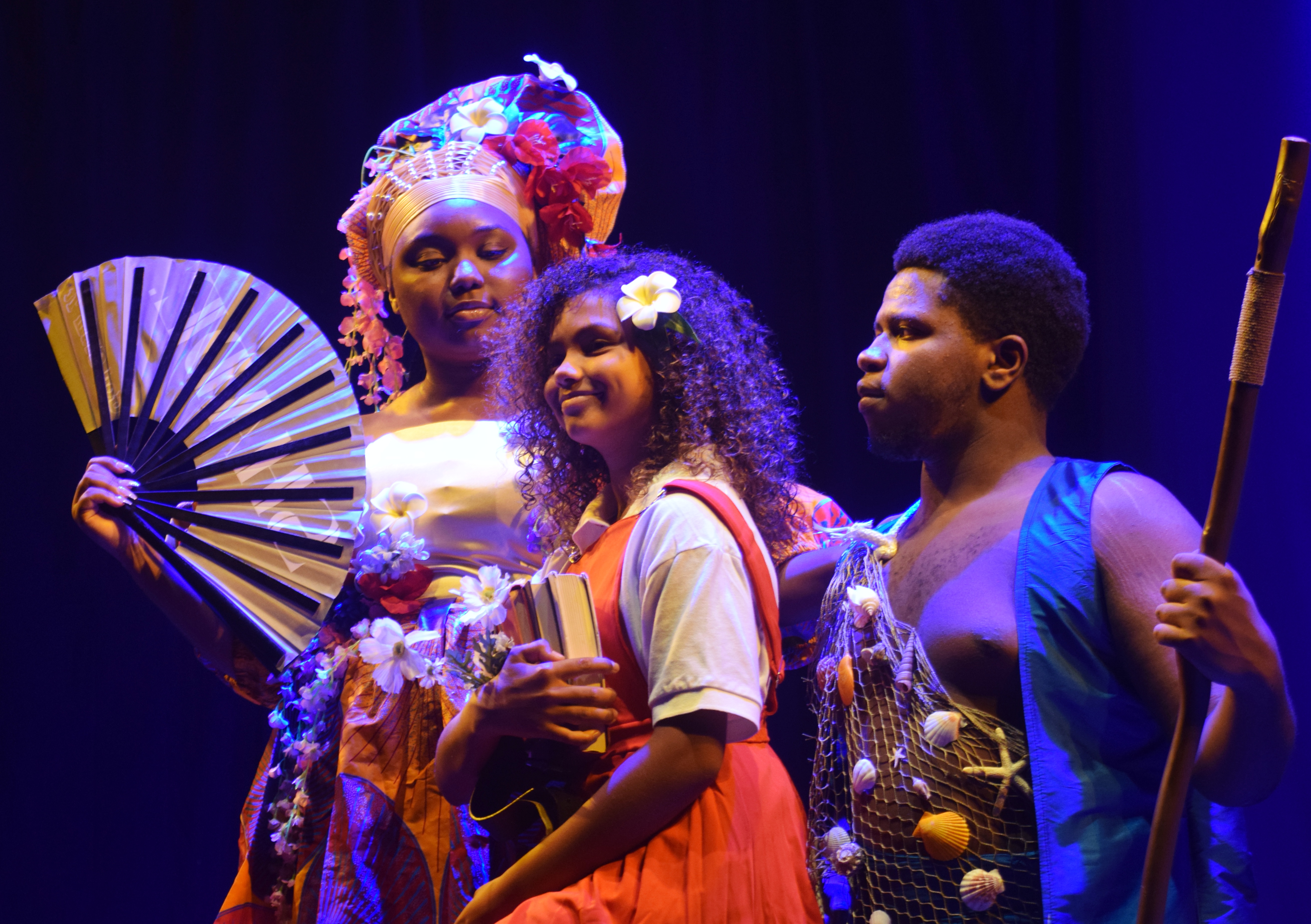 Daisha Davis as ASAKA, Alexander Brown as AGWE, Adriana Williams as THE LITTLE GIRL