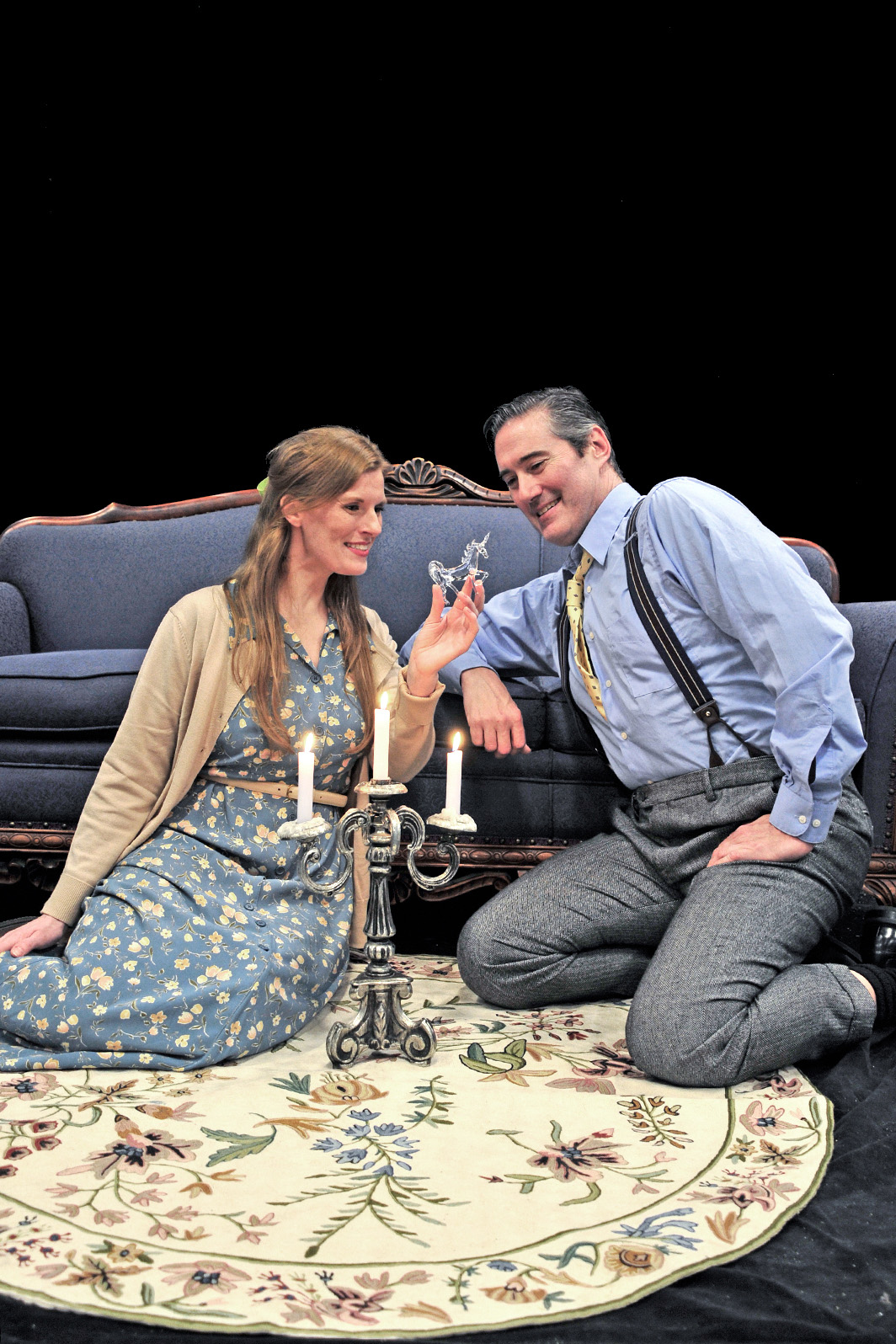 Ariel Puls and Spencer Conway in The Glass Menagerie at Lakewood Theatre Company, Feb 27 - April 5, 2026
