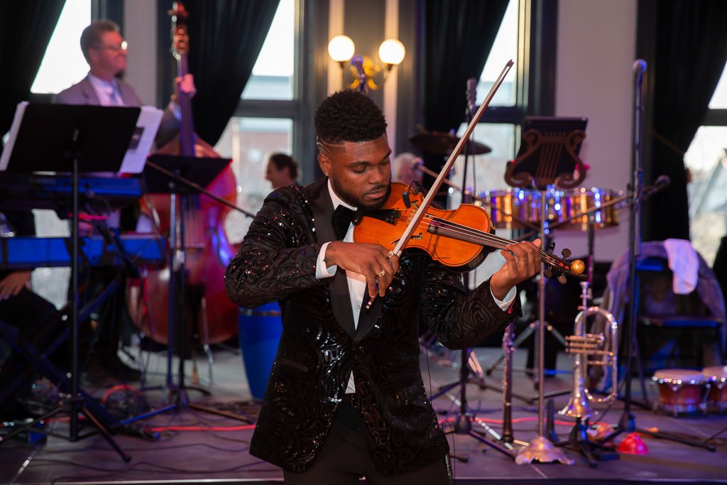 Edward W. Hardy performing at El Sistema Colorado's 2023 Gala event at the Savoy Denver.