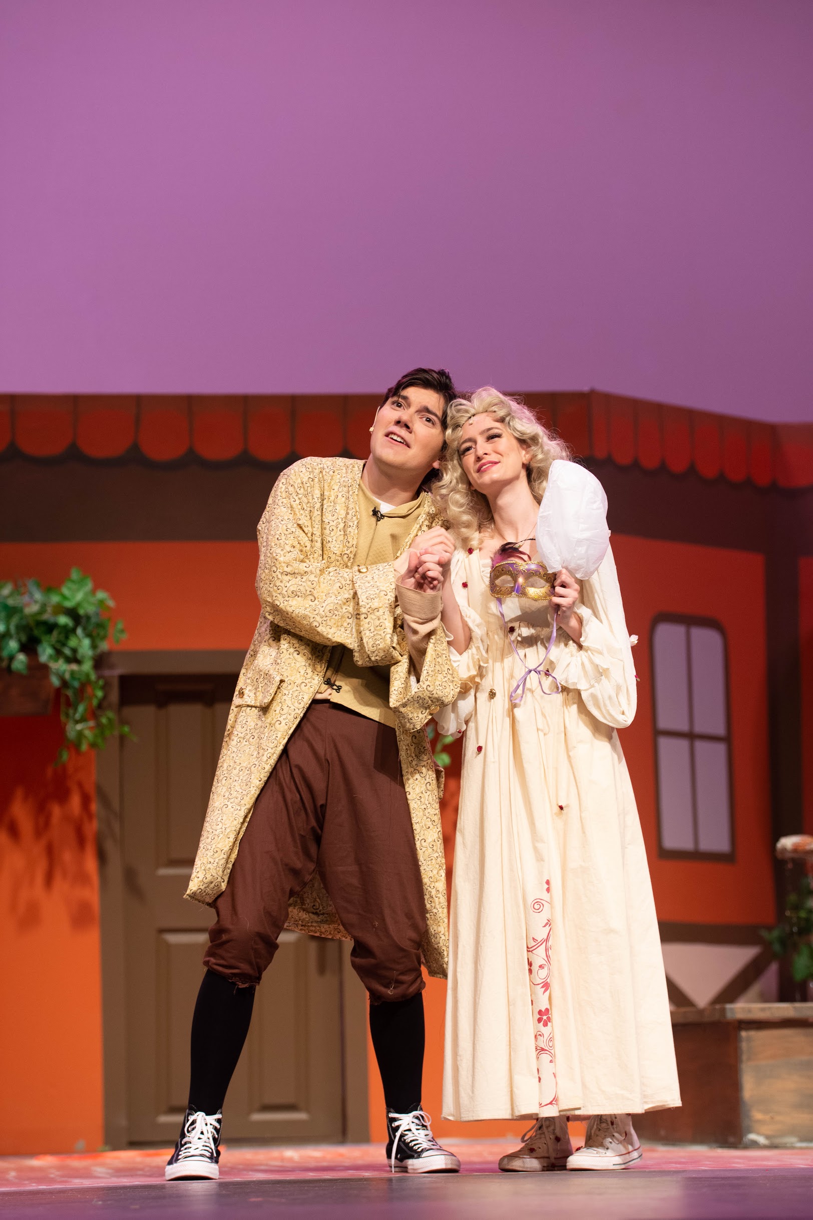 Lelio interacting with Rosaura Lelio interacting with Rosaura