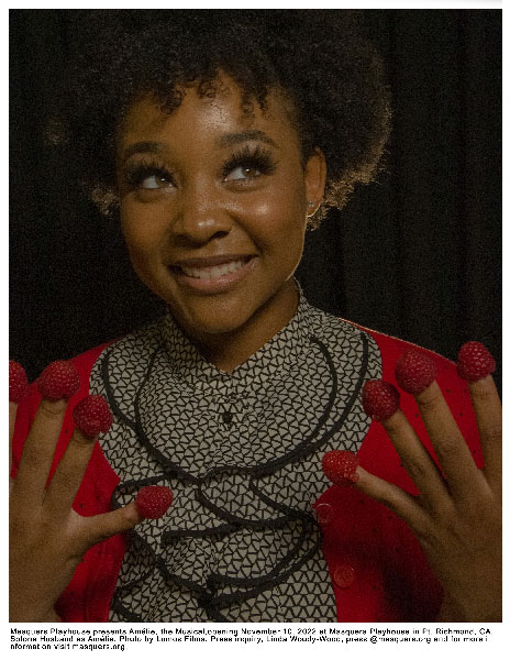 Solona Husband as Amélie in Amélie the Musical at Masquers Playhouse Solona Husband as Amélie in Amélie the Musical at Masquers Playhouse