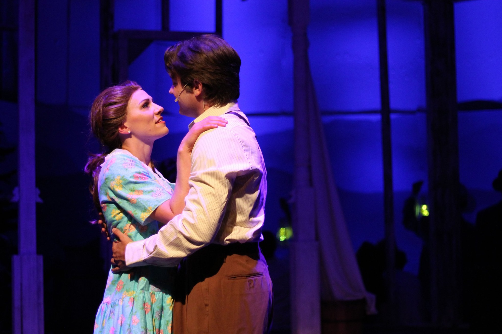 Ashton Botts and Austin Stang in BRIGHT STAR at Olathe Civic Theatre Association 2019. Photo by Shelly Stewart Banks. 1