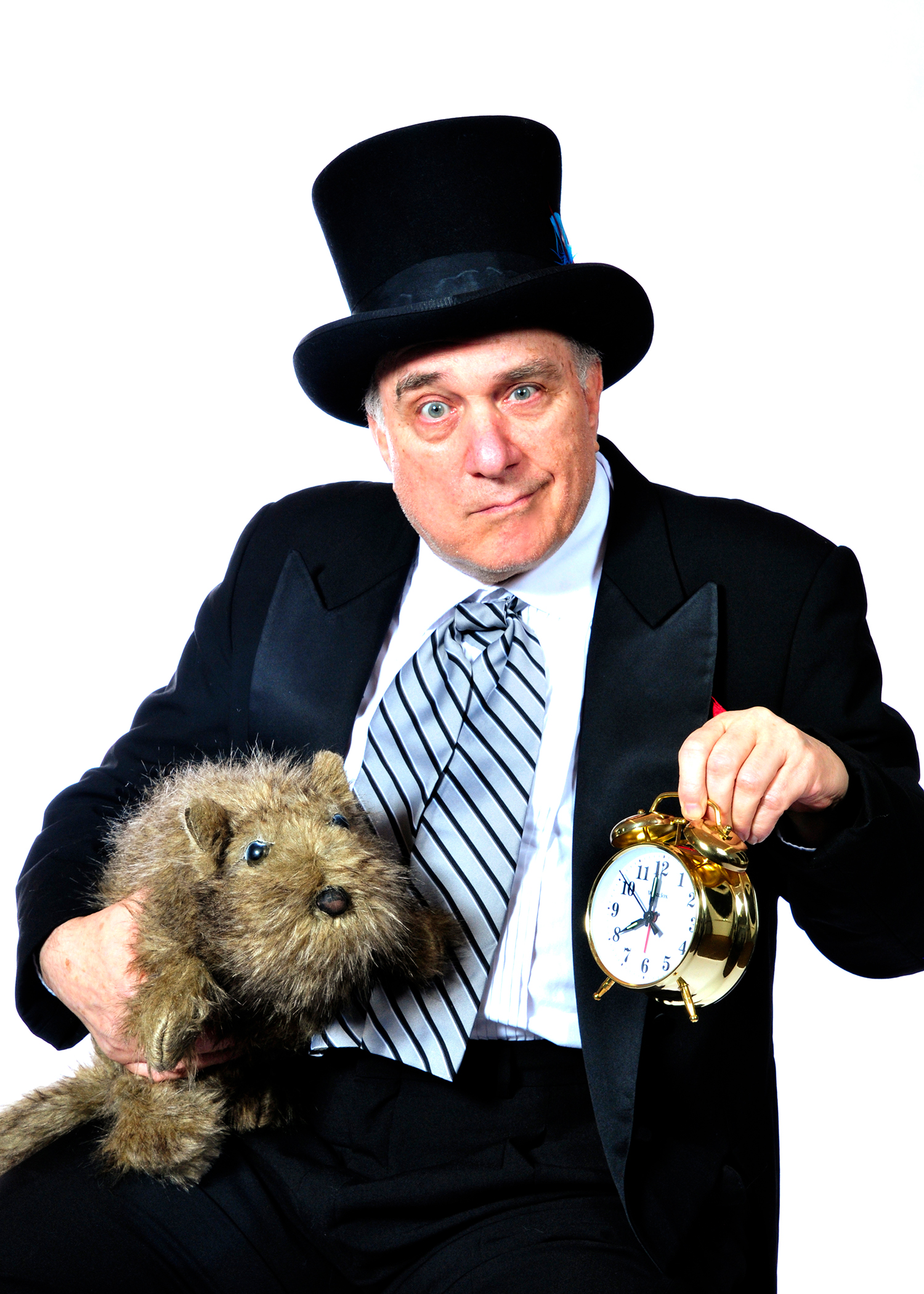 Mark Pierce as a Punxsutawney official, in the musical comedy Groundhog Day: The Musical playing at Lakewood Theatre Company, 368 S. State Street, Lake Oswego, OR 97034, April 25 - June 8, 2025. Photo Mark Pierce as a Punxsutawney official, in the musical comedy Groundhog Day: The Musical playing at Lakewood Theatre Company, 368 S. State Street, Lake Oswego, OR 97034, April 25 - June 8, 2025. Photo