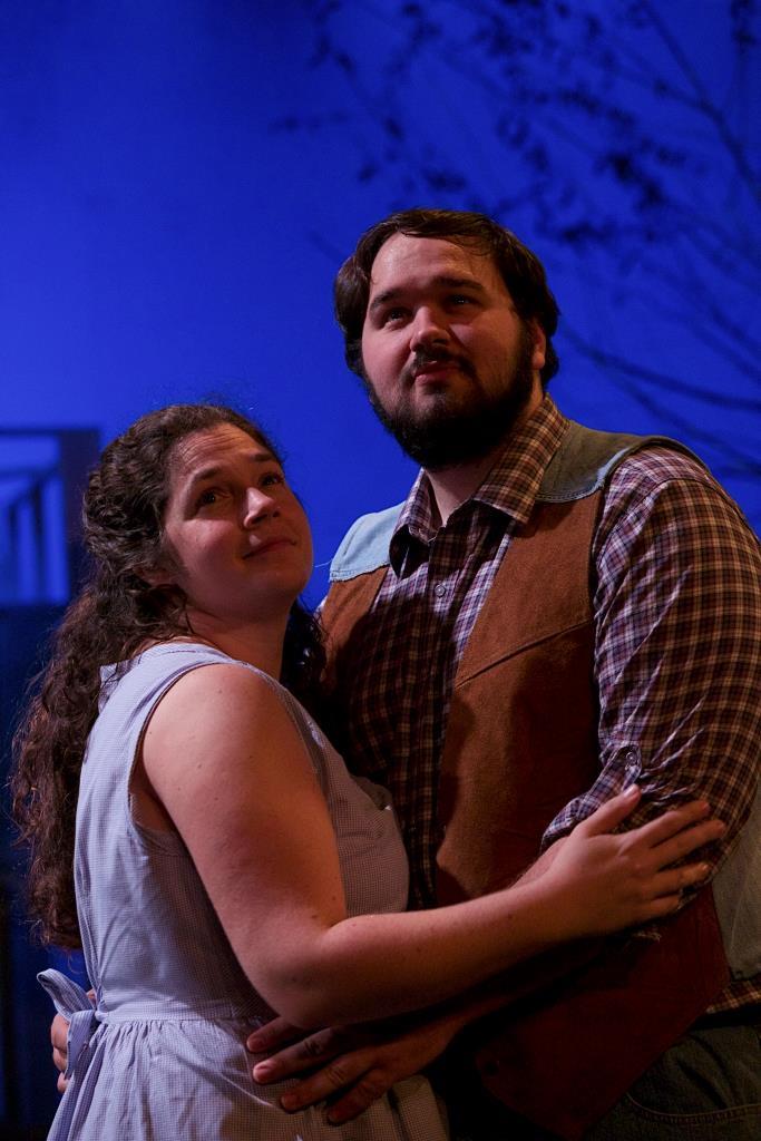 Melissa Chavez as Laurie and Nicholas Carratura as Martin (photo by Angelisa Gillyard)