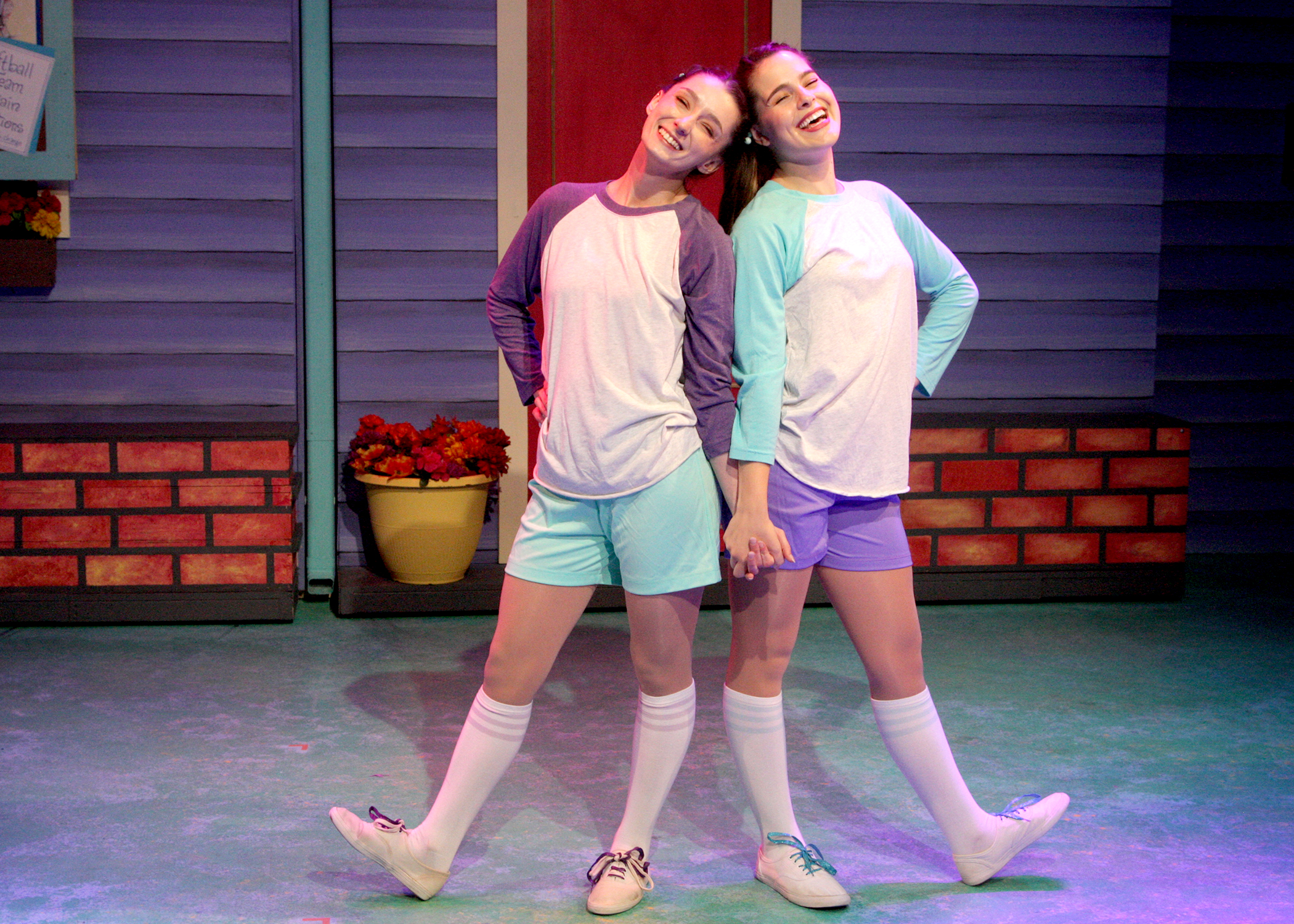 Alyssa Corella as Wanda and Gabbie Adner as Rhonda in Chance Theater's TYA production of 